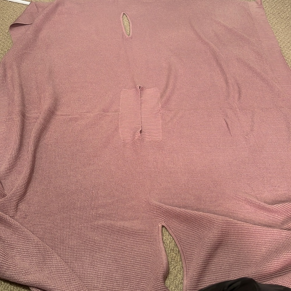 Lululemon | Forward Flow Poncho *Heathered Pink Taupe - Picture 7 of 7